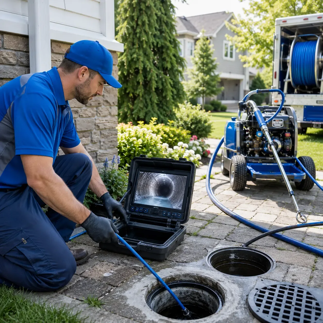 Outdoor drain cleaning professionals serving Harrisburg, PA