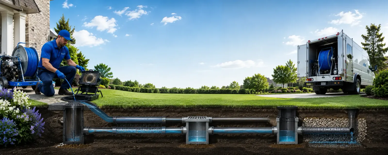 Outdoor drain cleaning information for Harrisburg, PA